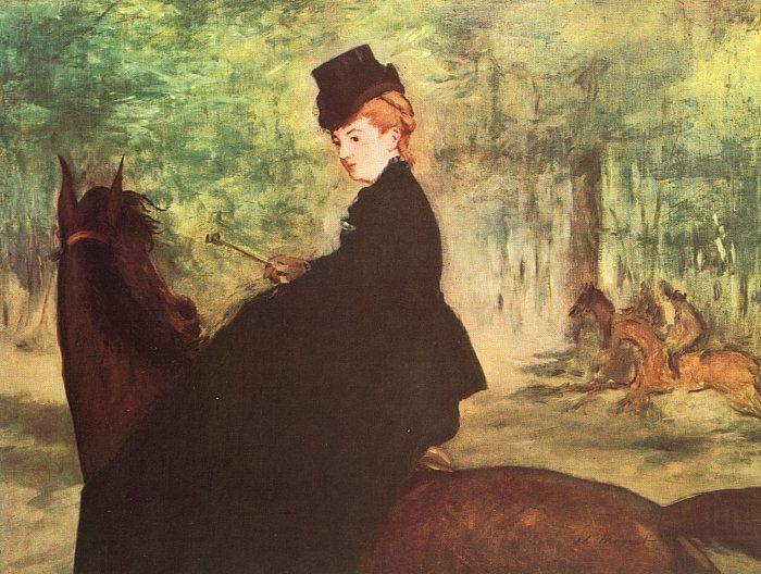Edouard Manet The Horsewoman china oil painting image